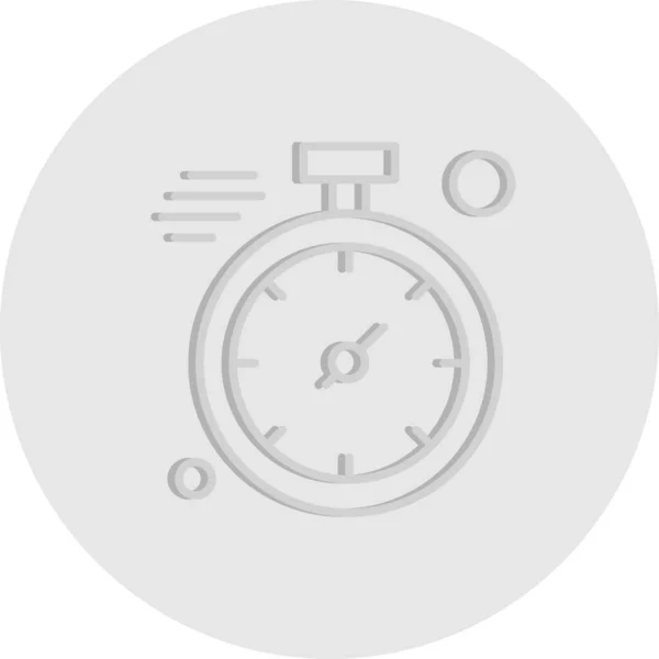 Vecteur Chronomètre Icône Illustration — Image vectorielle