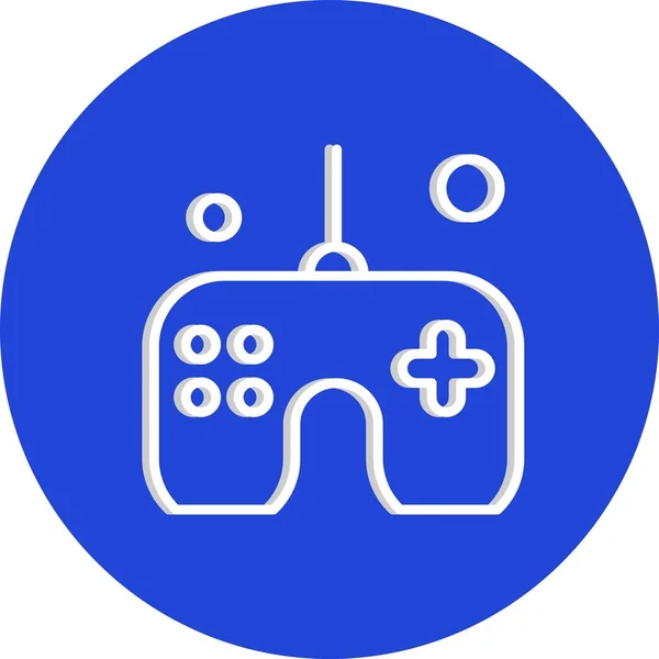 Joystick Vetorial Icon Ilustração — Vetor de Stock