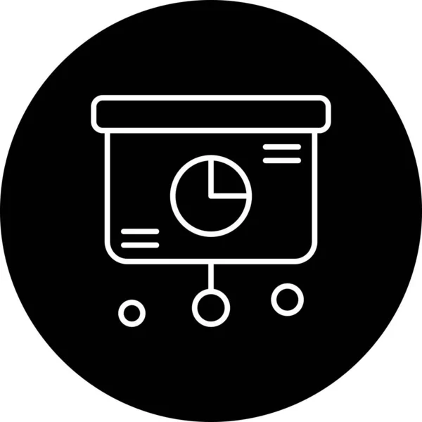 Gráfico Vectorial Icono Ilustración — Vector de stock