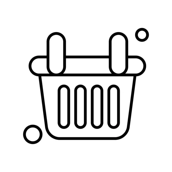 Basket Icon Vector Illustration — Stock Vector