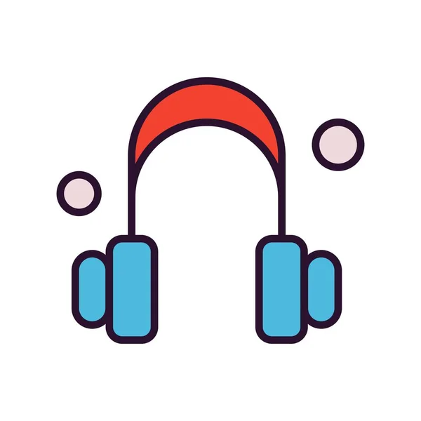 Vector Auriculares Icono Ilustración — Vector de stock