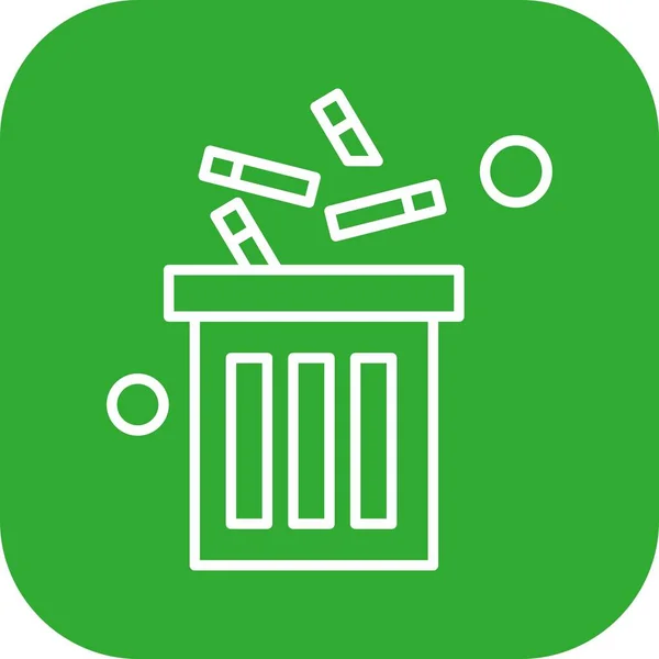 Vektor Recyceln Symbol Abbildung — Stockvektor