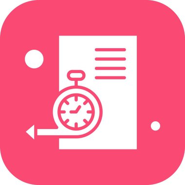 vektör kronometre simgesi illüstrasyonu