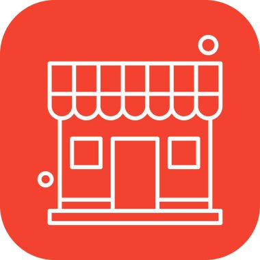 vektör mağaza simgesi çizimi