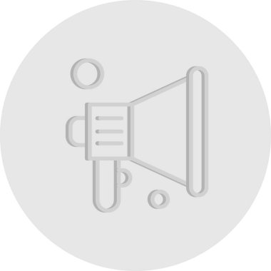 vektör sözcüsü Simgesi illüstrasyonu