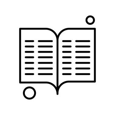   Vektör Defteri Simgesi illüstrasyonu