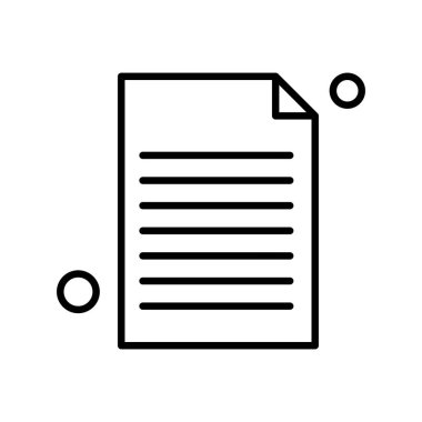 Vektör belgesi Simge illüstrasyonu