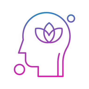 Vektör Çiçeği Simgesi illüstrasyonu