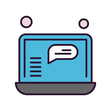 vektör dizüstü simgesi illüstrasyonu