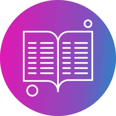   Vektör Defteri Simgesi illüstrasyonu