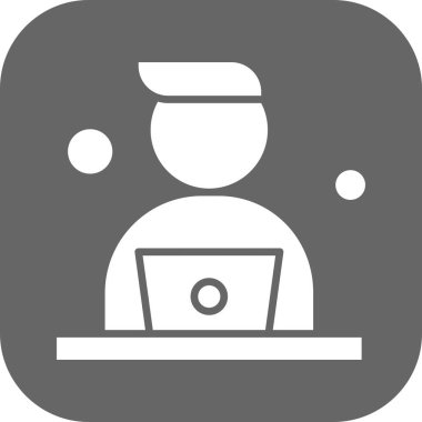 Vektör Avatar Simgesi illüstrasyonu