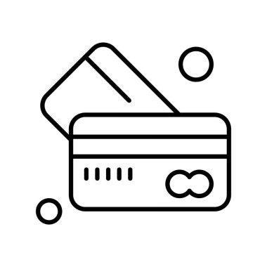 vektör kredi kartı ico