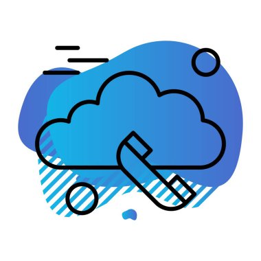 Vektör telefon simgesi illüstrasyonu