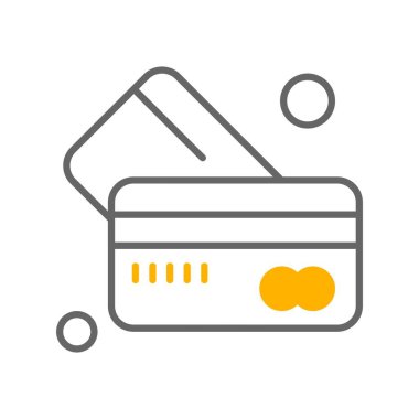 vektör kredi kartı ico