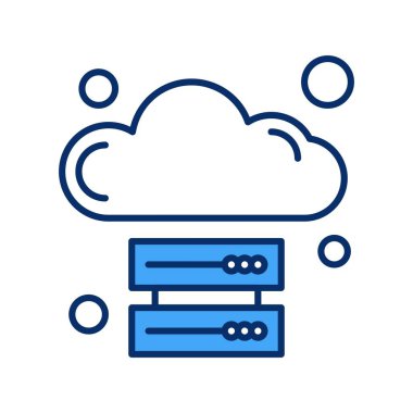 vektör sunucu illüstrasyonu