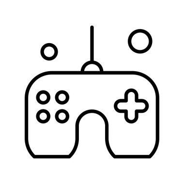  Vektör joystick Simgesi illüstrasyonu