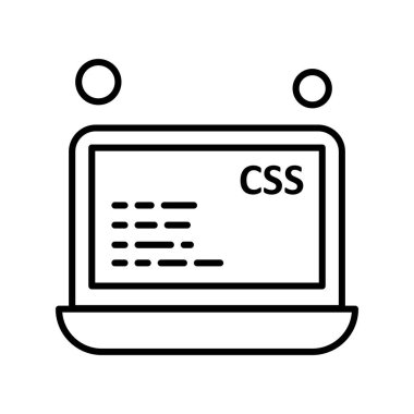 vektör dizüstü simgesi illüstrasyonu