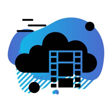 vektör Film simgesi illüstrasyonu