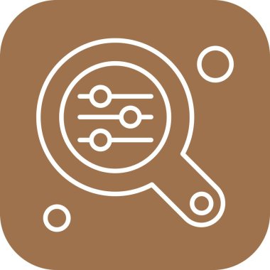 vektör Arama Simgesi illüstrasyonu