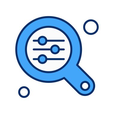 vektör Arama Simgesi illüstrasyonu