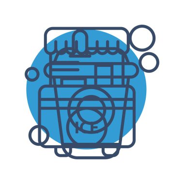 Vektör oyalama simgesi illüstrasyonu