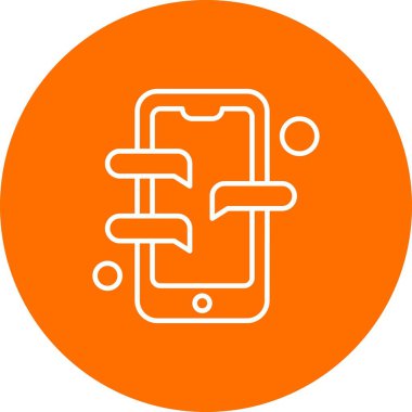  Vektör Mobil simge illüstrasyonu