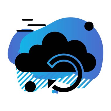  vektör yeniden yükleme simgesi illüstrasyonu