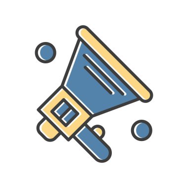 vektör sözcüsü Simgesi illüstrasyonu