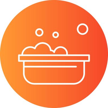 vektör Küvet Simgesi illüstrasyonu