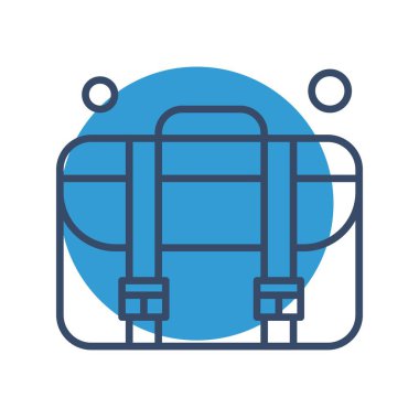  vektör evrak çantası simgesi illüstrasyonu