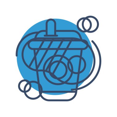 Vektör biftek simgesi illüstrasyonu