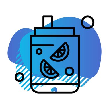 vektör içeceği resimleme