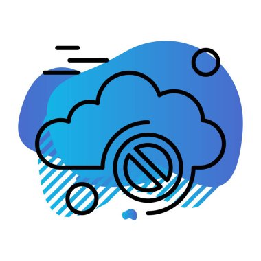 vektör bloğu bulut illüstrasyonu