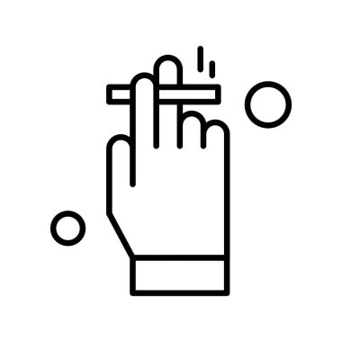  vektör Sigara Simgesi illüstrasyonu