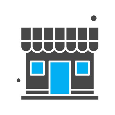 vektör mağaza simgesi çizimi