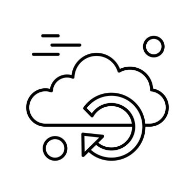  vektör yeniden yükleme simgesi illüstrasyonu