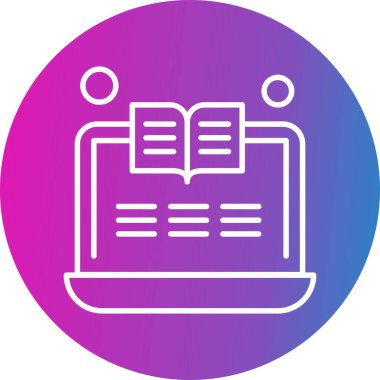 vektör dizüstü simgesi illüstrasyonu