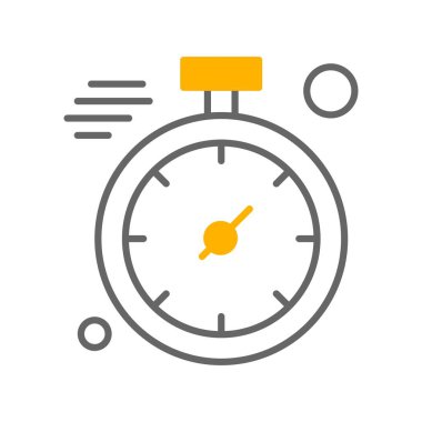 vektör kronometre simgesi illüstrasyonu