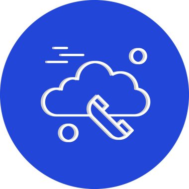 Vektör telefon simgesi illüstrasyonu