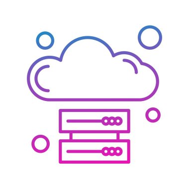 vektör sunucu illüstrasyonu