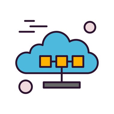 vektör sunucu illüstrasyonu