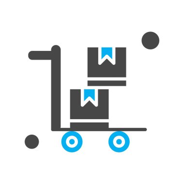 Sepet ikonu vektör illüstrasyonu