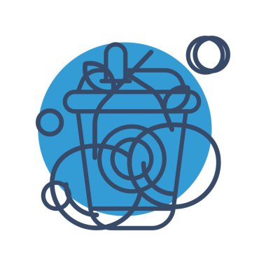 vektör kiraz simgesi illüstrasyonu