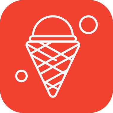 Dondurma ico vektörü.