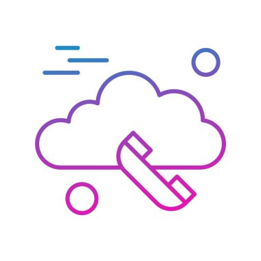 Vektör telefon simgesi illüstrasyonu