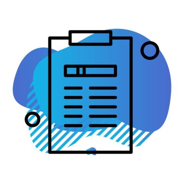 Vektör belgesi Simge illüstrasyonu