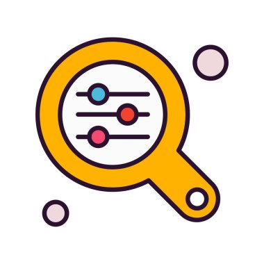 vektör Arama Simgesi illüstrasyonu