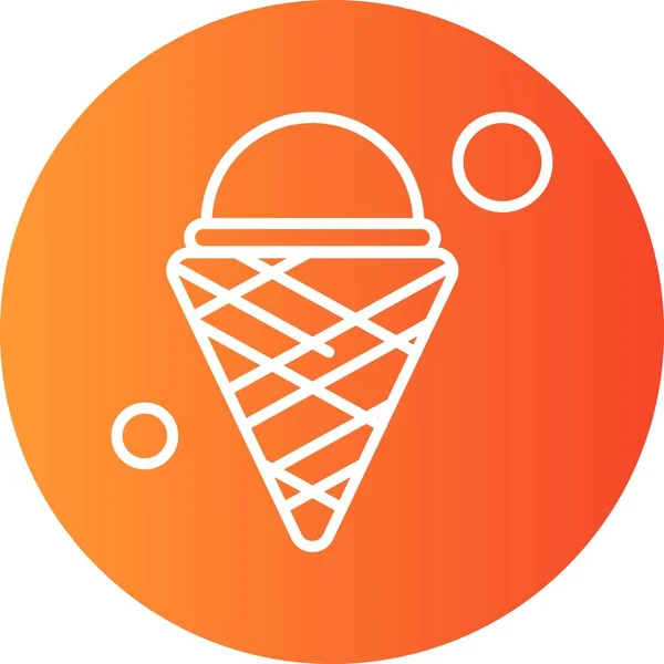 Vector Helado Ico — Archivo Imágenes Vectoriales