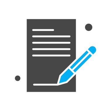 vektör Not simgesi illüstrasyonu