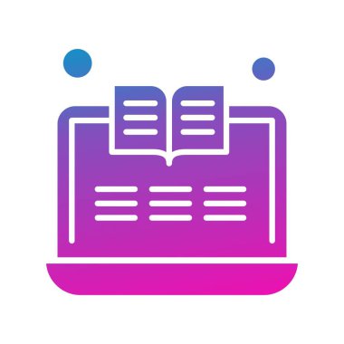 vektör dizüstü simgesi illüstrasyonu